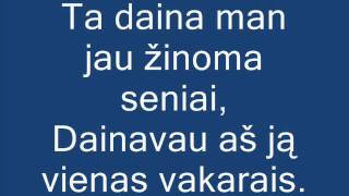 Ateisiu mergužėle ateisiu  žodžiai [upl. by Heidt]