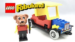 LEGO Fabuland Barney Bear review and unboxing 1981 set 3629 [upl. by Arianne]