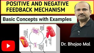 Positive and Negative Feedback  Positive and Negative Feedback Mechanisms  by Dr Bhojoo Mal [upl. by Zobe]