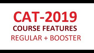 CAT19 Course  Sectional Packages  Booster Courses Free  Must Watch [upl. by Ron]