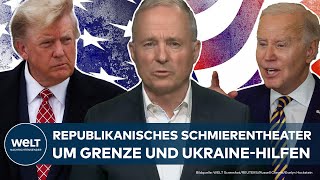 UKRAINEHILFE Warum die TrumpTruppe jeden Deal mit USPräsident Biden boykottiert  WELT Analyse [upl. by Einned239]