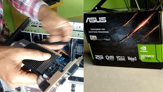 Graphics Card Installation  Full Guide  ASUS GeForce GT 730 2GB GDDR5  Review [upl. by Abana535]