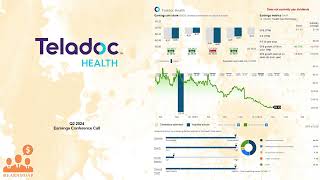 TDOC Teladoc Health Q2 2024 Earnings Conference Call [upl. by Schaab854]