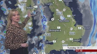 Carol Kirkwood  BBC Breakfast Weather 22012019 [upl. by Gloriane]