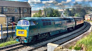 Keighley amp Worth Valley Railway DIESEL GALA 220624 [upl. by Suirauqed610]