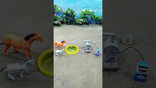 horse water will drink mini motor water pump ideas shorts  209 [upl. by Jeni]