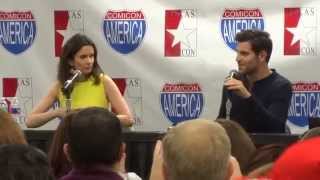 David Giuntoli and Bitsie Tulloch talk about NBC Grimm part 2 of 2 [upl. by Eilyw]