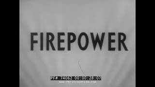 “ FIREPOWER ” 1943 WAR DEPARTMENT FILM MANUFACTURING MUNITIONS GUNS ORDNANCE 74062 [upl. by Heddie631]