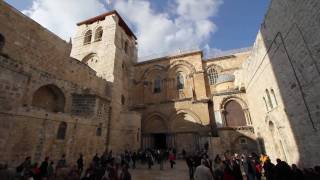 The Holy Sepulcher Ring Bells  Jerusalem [upl. by Kcirdde]