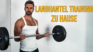 Langhantel Training zu Hause Empfehlung [upl. by Elburr]