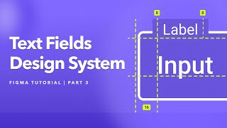 Create Text Fields Components amp Forms Design  Using Auto Layout with Text Input Guidelines [upl. by Aseeral]