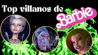 Top villanos de Barbie Tika está incluida [upl. by Jennilee]