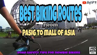 Best Biking Routes from Pasig to MOA  MECQ Ride  Solo Biker [upl. by Christan282]