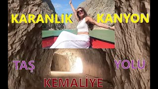 KARANLIK KANYON  TAŞ YOL  KEMALİYE DARK CANYON  STONE ROAD  KEMALİYE [upl. by Attelrahs]