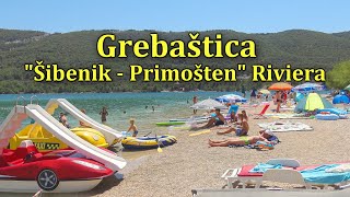 Sibenik Primosten Riviera Grebastica Croatia  4K [upl. by Guerra491]