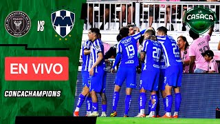 🚨 INTER MIAMI vs MONTERREY EN VIVO 🔥 CONCACHAMPIONS  Juega el equipo de MESSI [upl. by Ilamad]