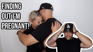 FINDING OUT I’M PREGNANT RAW REACTION WITH HUSBAND EMOTIONAL [upl. by Fleurette634]