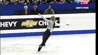 Evgeni Plushenko 2003 EC LP St Petersburg 300 [upl. by Arhat]