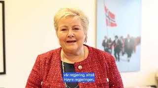 Endelig fredag Erna Solberg oppsummerer uken [upl. by Absalom]