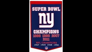 New York Giants Championship Years [upl. by Der]