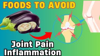 Top 6 Inflammatory Foods to Avoid for ARTHRITIS Reduce Joint Pain and Inflammation [upl. by Ydnirb]