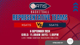 SATIS Basketball 2024  NSATIS vs SSATIS [upl. by Airan763]