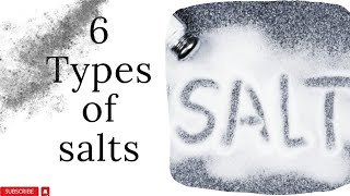 6 types of salt  chemistry  subscribe ❤ [upl. by Lizzie]