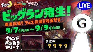 【スプラトゥーン３】Ｇチャンネルvs究極のビッグラン 前編【参加型】 [upl. by Niwrehs762]