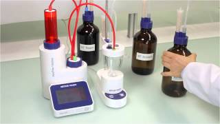 EasyPlus Titrator  Setup of Solvent and Waste Bottles [upl. by Aihsyak392]