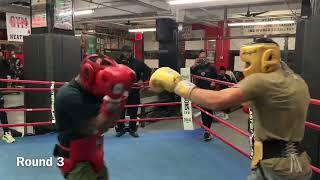 GLEASONS GYM HARD SPARRING [upl. by Esilrac]