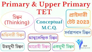 চিন্তন Thinking  CDP  MCQ Set Explanation  Primary amp Upper Primary TET  TETPreparation [upl. by Nosnek380]