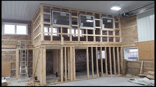 Mezzanine Build Time Lapse PART ONE [upl. by Oahc]