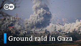 Gaza update Israel intensifies bombing on Gaza prepares for expected ground operation  DW News [upl. by Sharleen]