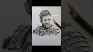 General Maximus Decimus Meridius gladiator art shorts drawing [upl. by Atteuqcaj879]