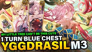 Yggdrasil Adorbs First Look 1 Turn Blue Chest  Granblue Fantasy 【グラブル】 [upl. by Clintock]