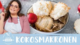 Kokosmakronen  Kokosbusserl  Plätzchen 🎅🎄– das leckerste Rezept I Einfach Backen [upl. by Erelia]