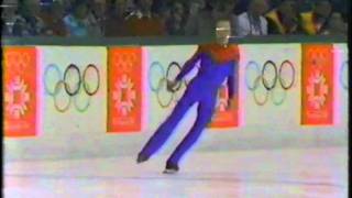 1984 Winter Olympics  Mens Figure Skating Free Skate Part 7 [upl. by Aivatnuhs]