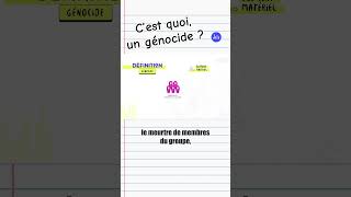 Quand estce quon peut parler de génocide [upl. by Resor911]