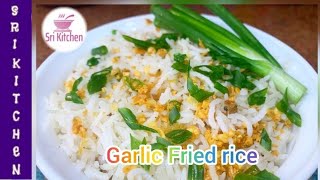 Easy Garlic Fried Rice  Burnt Garlic Fried Rice recipe in Tamil  Burnt Garlic Veg Fried Rice [upl. by Bekelja491]