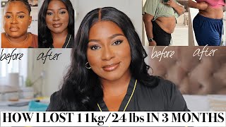 HOW I LOST 11kg24lbs amp CHANGED MY BODY in 3 months  THERES NO OTHER WAY [upl. by Atinel]