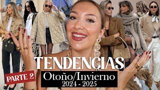 🔥 TENDENCIAS DE MODA Otoño  Invierno 20242025 PARTE 2 ✨ ¿Qué se va a llevar [upl. by Ramburt]