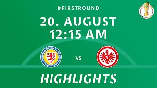 DFBPokal 202425 Round 1  Eintracht Braunschweig vs Eintracht Frankfurt  DFB Pokal Highlights [upl. by Meier]