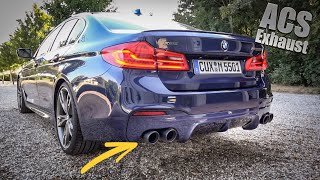 BMW M550i  AC Schnitzer Exhaust  pure SOUND [upl. by Lamprey]