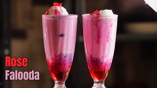 రాయల్ రోస్ ఫాలుదా  Best Summer Recipe Homemade Royal Rose falooda in Telugu by Vismai food [upl. by Iat]