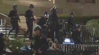 UCLA protests Police expected to break up encampment [upl. by Dimitry]