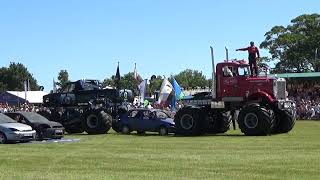 Big Pete jumping over cars at the Ashby Show 2022 [upl. by Haelhsa708]