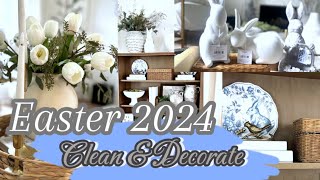 Easter 2024 Clean and Decorate  Cottage Inspired Decor Spring French Country Inspired Decorating [upl. by Enidanreb]