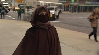 Watch How People React in New York City When Woman Dresses in Full Veil [upl. by Ramas98]