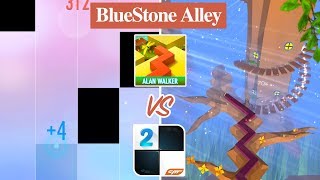 Dancing Line VS Piano Tiles 2  BlueStone Alley [upl. by Aural]