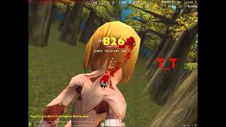 AOTTG  How to kill Female Titan SOLO [upl. by Hajin507]